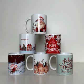 Canecas Natal - Kit c/6 und